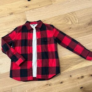 Plaid fleece Uniqlo size small